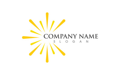 Sun concept Vector illustration Icon Logo Template design v.9
