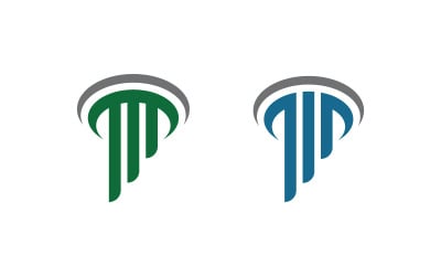 Business investment Finance icon Logo design v.4