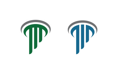 Inwestycje biznesowe Ikona finansów Projekt logo v.4