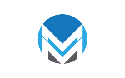 M Letter Logo business icon vector design illustration template v.20