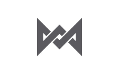M Letter Logo business icon vector design illustration template v.22