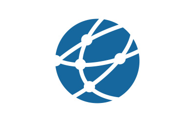 Шаблон логотипа Wire World, векторная иконка, иллюстрация v.5