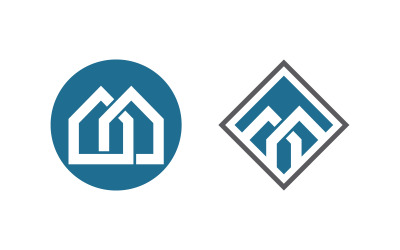 Szablon projektu logo dla firmy Building Property and Construction v.1
