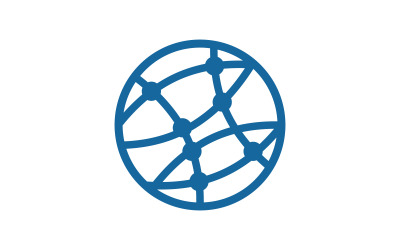 Wire World Logo Template vector icon illustration v.13
