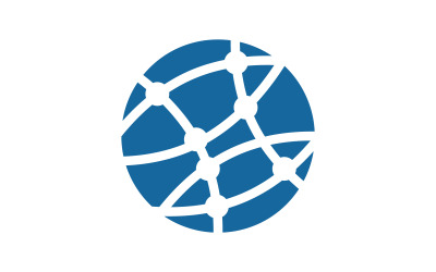 Wire World Logo Template vector icon illustration v.3