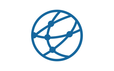 Wire World Logo Template vector icon illustration v.7