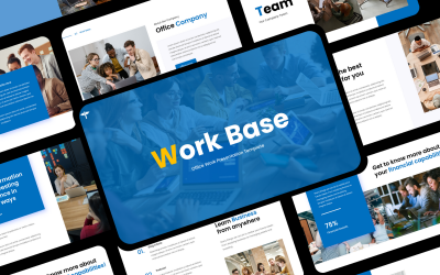 办公室业务演示 Powerpoint 模板