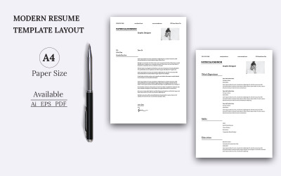 Layout del curriculum strabiliante