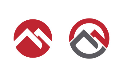 M Letter Logo business icon vector design illustration template v.7