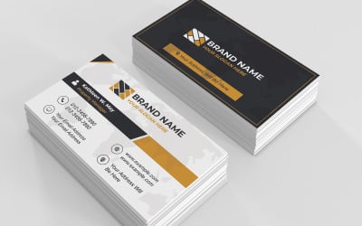Minimal White Business Card Template PSD for Creative Professionals and Branding Projects