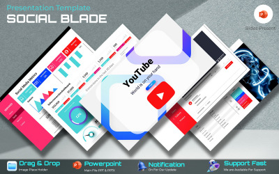 Social Blade-presentatiesjabloon