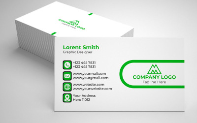 Visiting Card - Corporate Business Card Template
