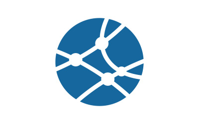 Wire World Logo Template vector icon illustration v.4