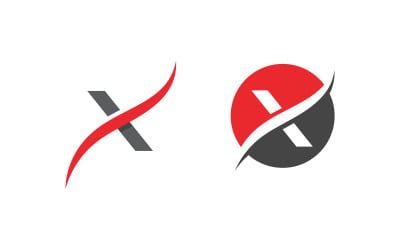X Letter branding Logo Template icon illustration design
