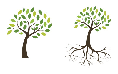 Boompictogram illustratie ontwerp sjabloon v.12