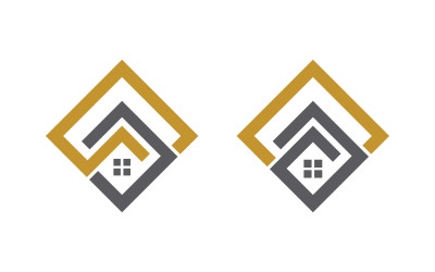 Building Property Key icon vector illustration design template v.10