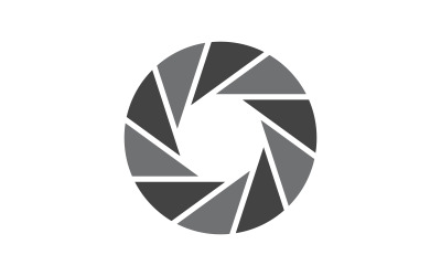 Camera Lens focus icon vector illustration design template v.1