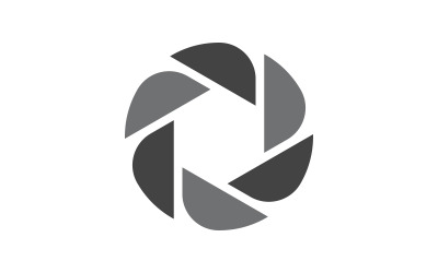 Camera Lens focus icon vector illustration design template v.2