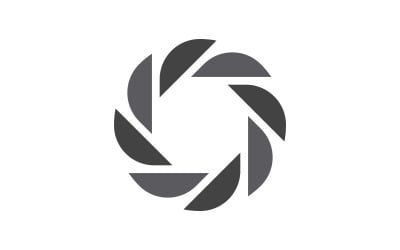 Camera Lens focus icon vector illustration design template v.3
