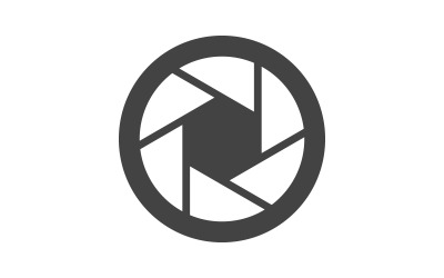 Camera Lens focus icon vector illustration design template v.7