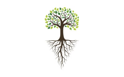 Tree icon illustration design template v.20