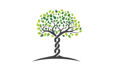 Tree icon illustration design template v.22