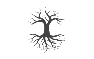 Tree icon illustration design template v.9
