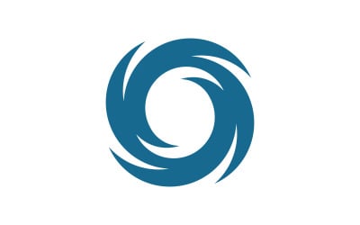 Vortex icon speed concept symbol vector Logo illustration v.2