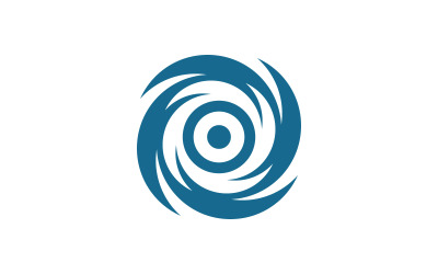 Vortex icon speed concept symbol vector Logo illustration v.4