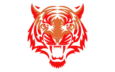 A design with a tiger theme