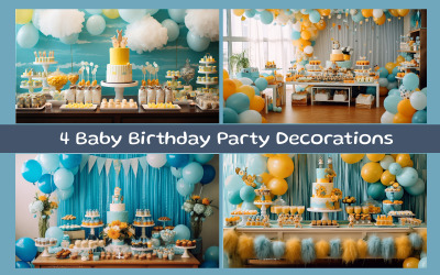 Baby Birthday Party Decorations