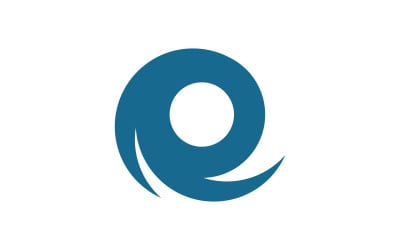 Vortex icon speed concept symbol vector Logo illustration v.3