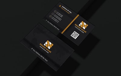 Creative Vertical Business Card Template PSD with Unique Layout for Designers and Professionals