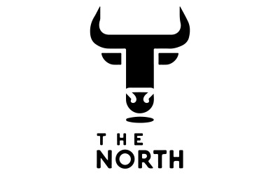 The logo bull with horns illustration