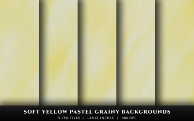 Weiche gelbe Pastell-Körnige Textur Hintergründe