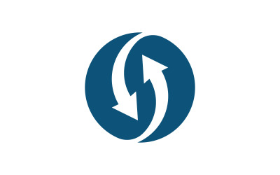Arrow business fast growth icon illustration design v.3