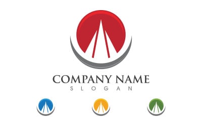 Business Finance concept icon logo illustration design v.9