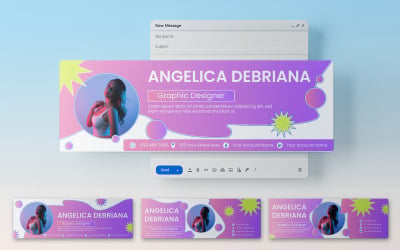 Creative Email Header Template 089