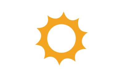 Sun Energy concept Vector illustration Icon Logo Template v.1