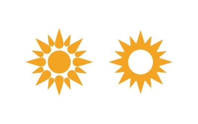 Sun Energy concept Vector illustration Icon Logo Template v.2