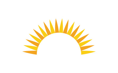 Sun Energy concept Vector illustration Icon Logo Template v.4