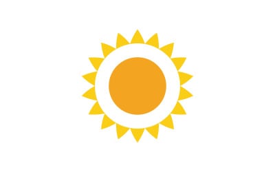 Sun Energy concept Vector illustration Icon Logo Template v.6