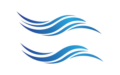 Water ocean wave liquid vector illustration design v.16