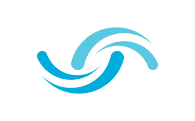 Water ocean wave liquid vector illustration design v.18