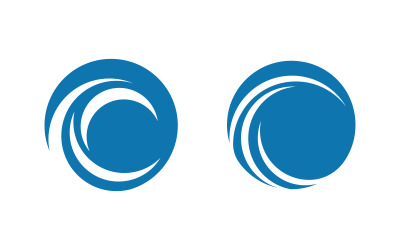 Water ocean wave liquid vector illustration design v.29