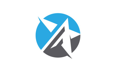 Business Finance concept icon logo illustration design v.12