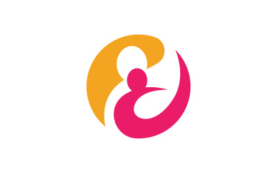 Plantilla de diseño de logotipo de comunidad social de grupo de personas v.5