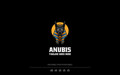 Anubis Simple Mascot Logo 23