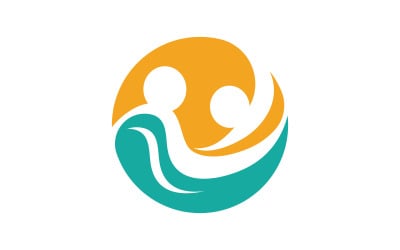 People group social community Logo design template v.32