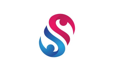 People group social community Logo design template v.52